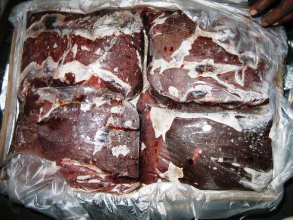 Frozen liver